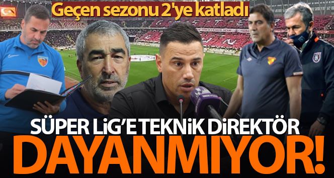 Süper Lig’de teknik direktör kıyımı!