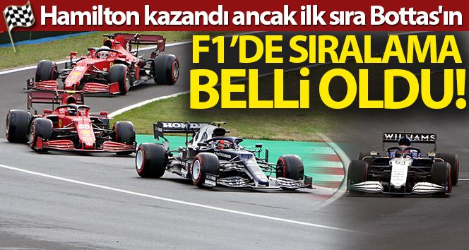 Hamilton kazandı ancak ilk sıra Bottas’ın!