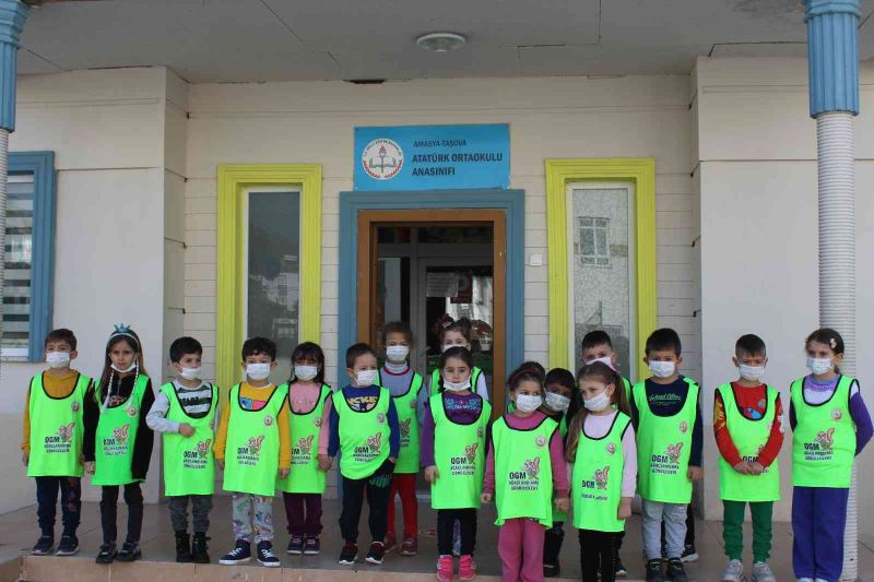 Amasya’da minik öğrencilerden “Doğa Gönüllüleri” klibi
