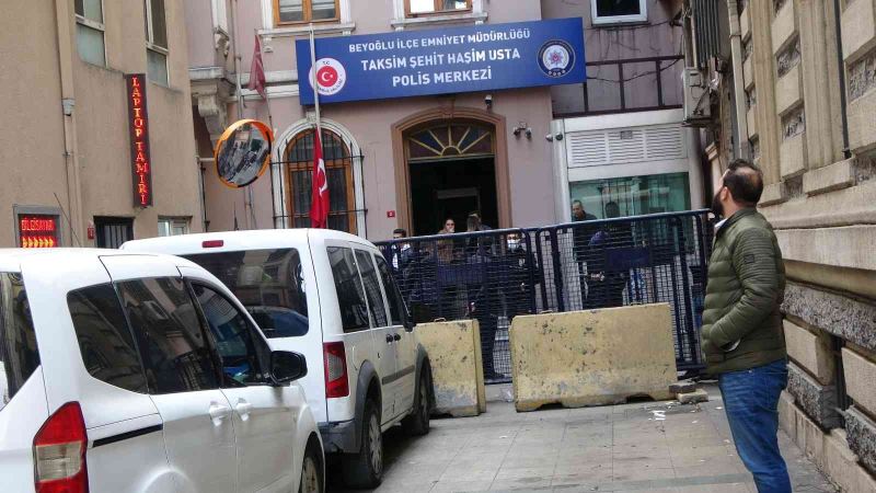Taksim Şehit Haşim Usta Polis Merkezi’nde yangın paniği

