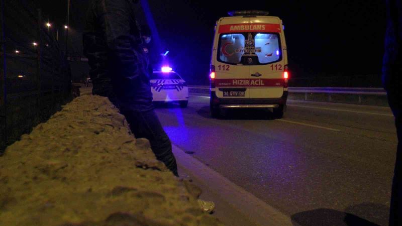 Kartal’da feci kaza beton bariyerlere vurup 200 metre takla atarak sürüklendi: 1 yaralı
