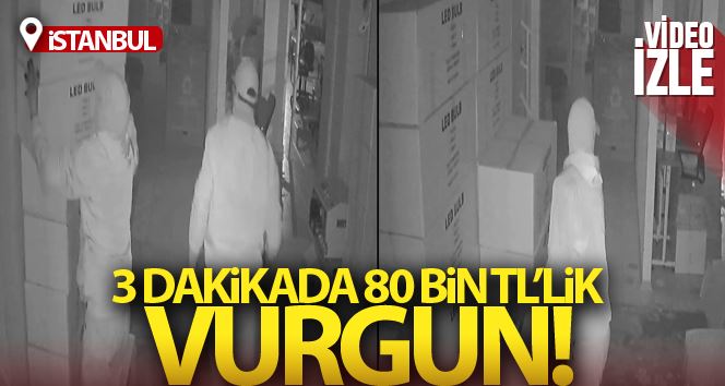 Ümraniye’de 80 bin liralık led ışık vurgunu