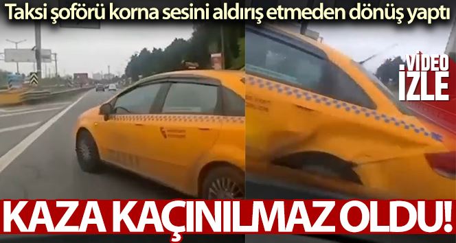 Kadıköy’de arabada ’canlı yayın’ kazası kamerada