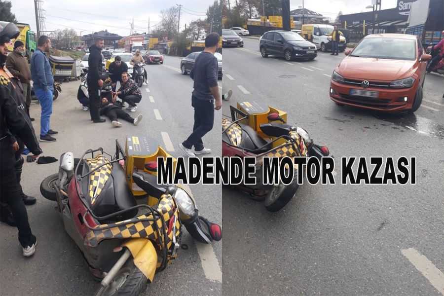 Madende Motor Kazası