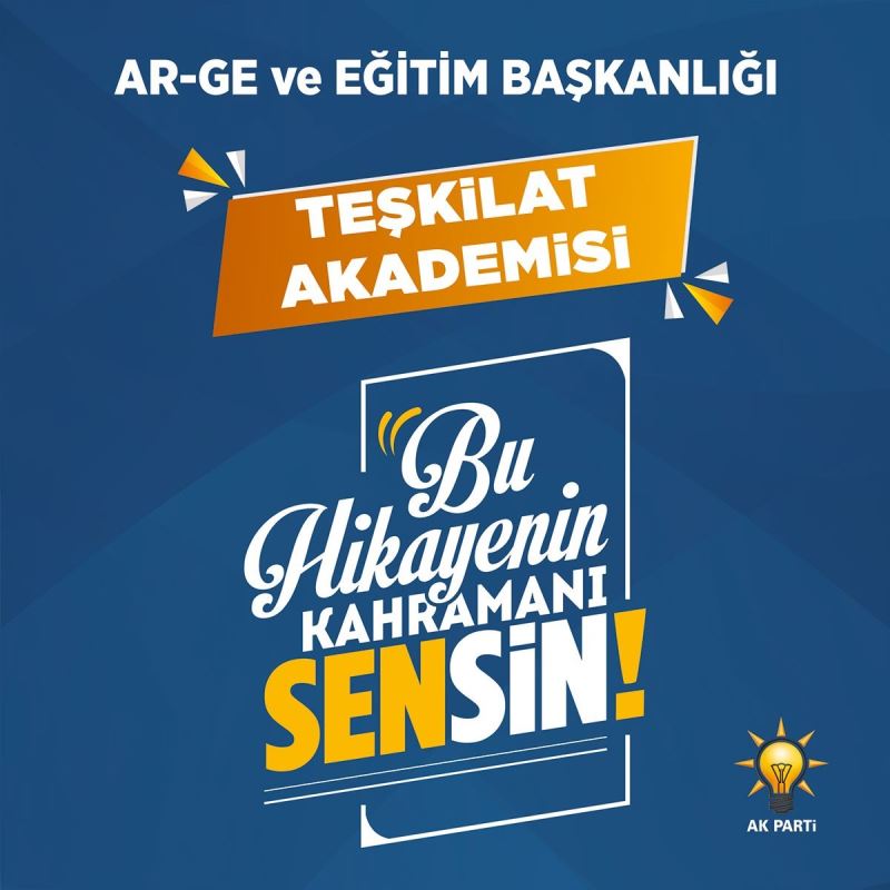 AK Parti Teşkilat Akademisi İstanbul eğitim programları başlıyor
