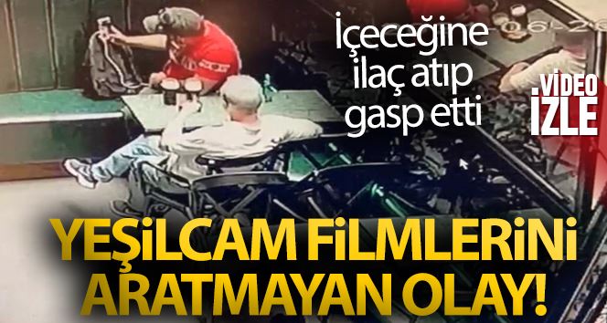 Taksim’de Yeşilçam filmlerini aratmayan olay: Alman turisti içeceğine ilaç atıp gasp etti