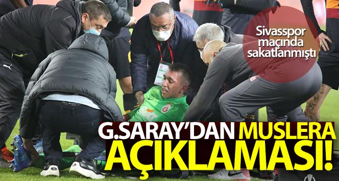 Galatasaray’dan, Muslera’nın sağlık durumuna ilişkin açıklama