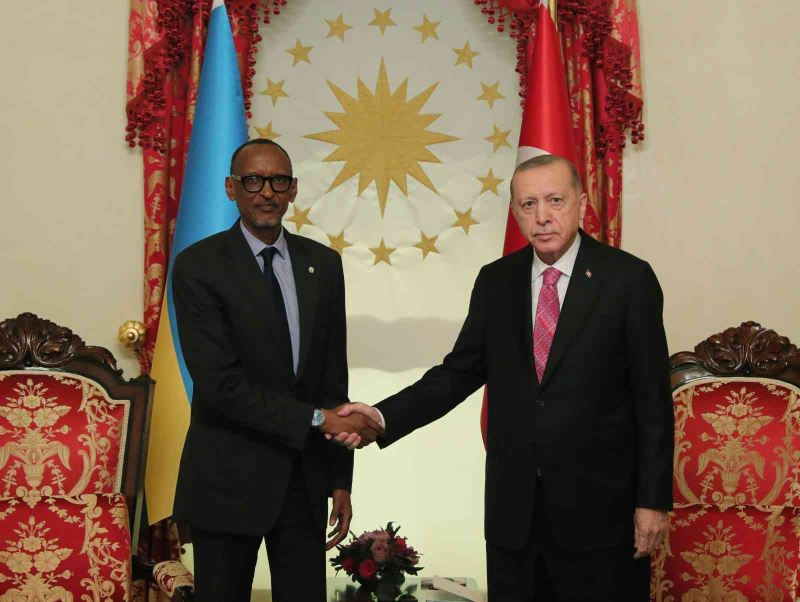 Cumhurbaşkanı Erdoğan, Ruanda Cumhurbaşkanı Paul Kagame ile görüştü

