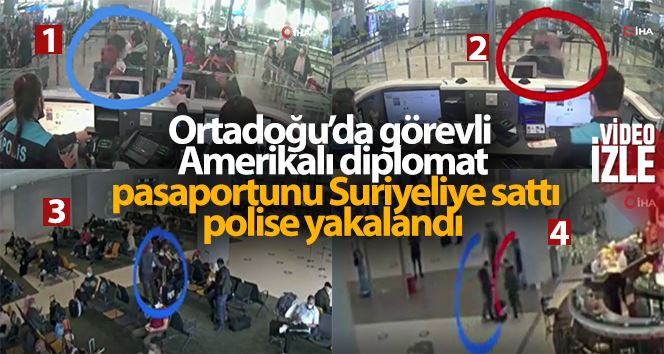 Ortadoğu’da görevli Amerikalı diplomat pasaportunu yabancı uyruklu şahsa sattı, polise yakalandı