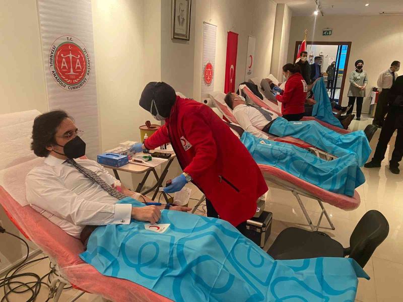 Anadolu Adliyesi’nde kan bağışı kampanyası başlatıldı

