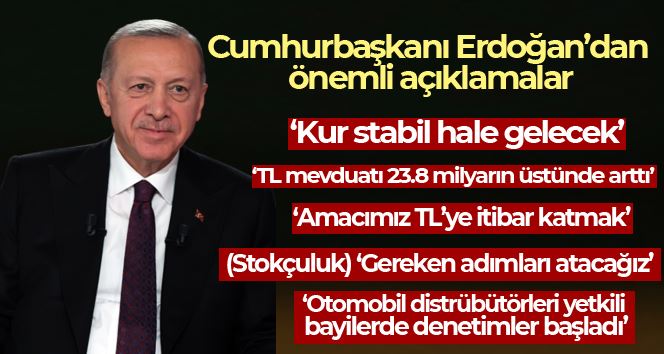 Cumhurbaşkanı Erdoğan: “Faiz düzeni zulüm düzenidir, biz bu düzene savaş açtık”