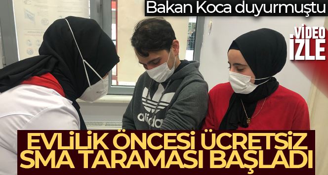 Türkiye’de ücretsiz olarak yapılacak olan  SMA taramasına başlandı