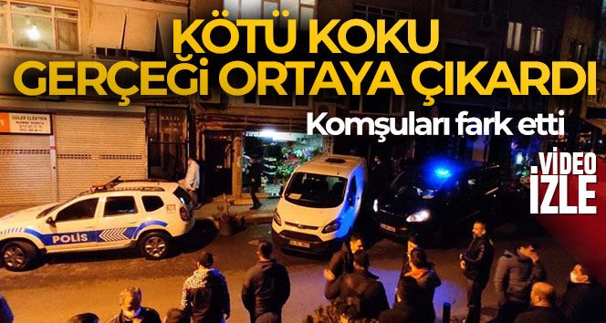 Kötü koku apartman sakinlerini rahatsız etti, tek başına yaşayan adamın öldüğü belirlendi