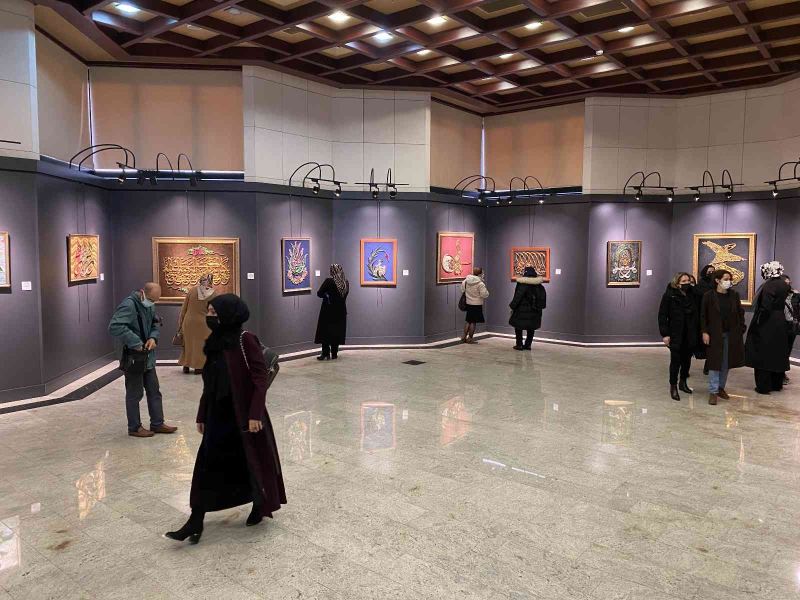 Filografi sanatının ustası Saim Devrilmez’in sergisi Üsküdar’da sanatseverlerle buluştu
