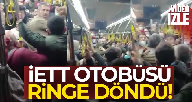 Otobüste oturan çocukları kaldırmak istedi, yumruklarla darp edildi