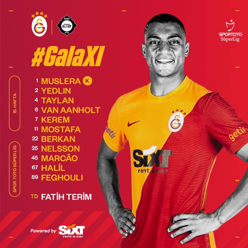 Galatasaray’da 4 değişiklik
