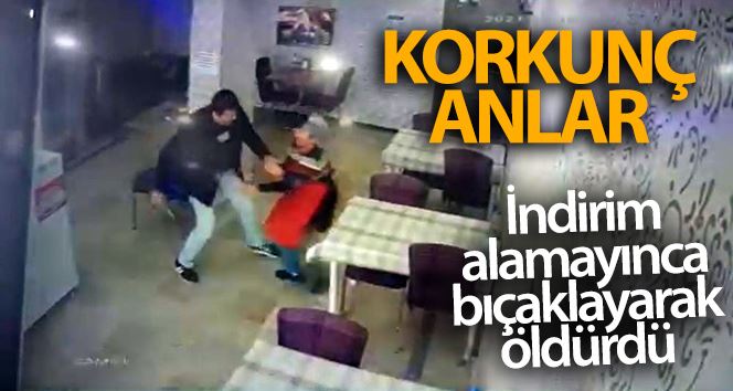 İndirim alamayınca, kadın işletmeciyi bıçaklayarak öldürdü