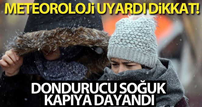 Dondurucu soğuk kapıya dayandı: İstanbul’da sıcaklıklar 20 derece birden düşecek