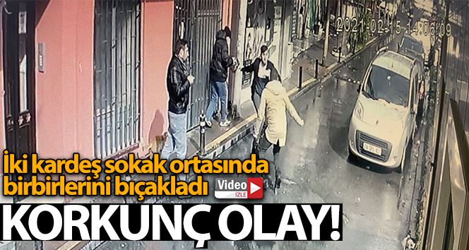 (Özel) Ortaköy’de aralarında husumet olan 2 kardeş sokak ortasında birbirini bıçakladı