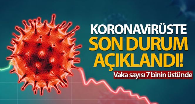  Türkiye’de son 24 saatte 7.419 koronavirüs vakası tespit edildi