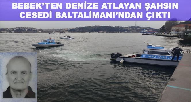 Beşiktaş’ta bir şahıs denize atlayarak intihar etti