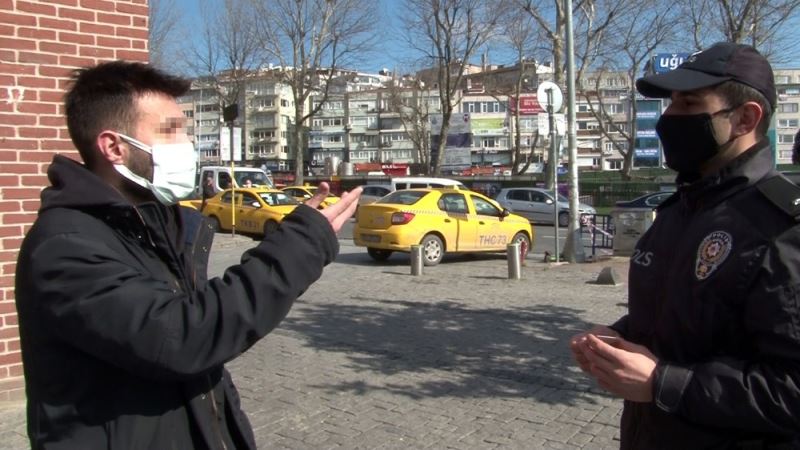 Kısıtlamada ceza yedi, “şortum için ceza yazdınız” dedi