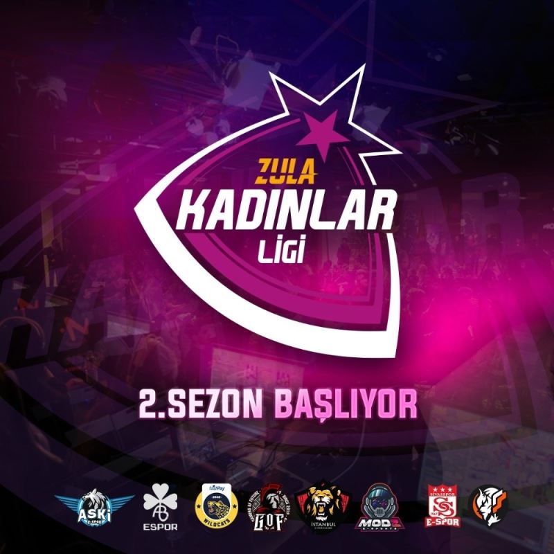 Zula Kadınlar Espor Ligi’nin 2’inci sezonu başlıyor