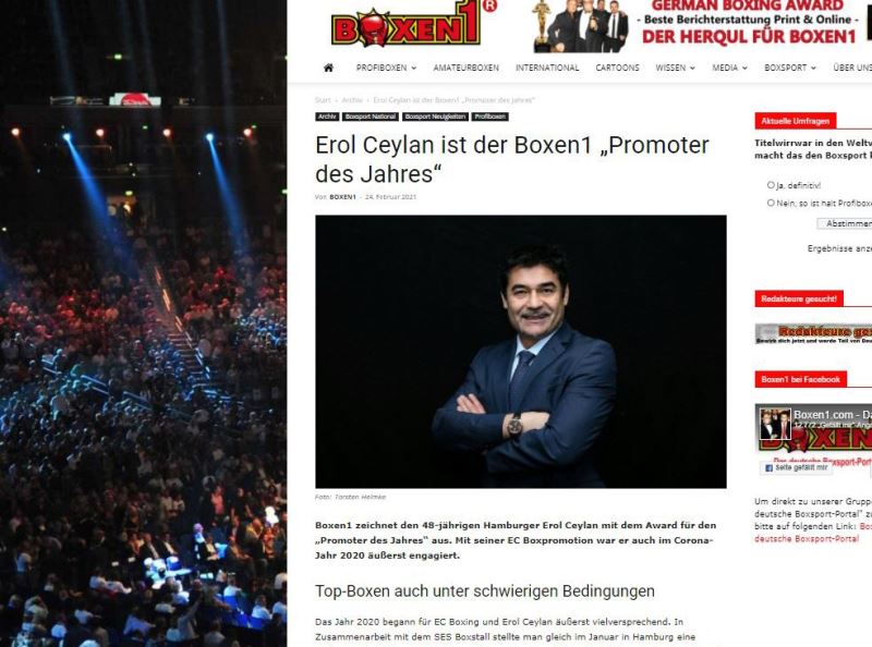 Erol Ceylan, ödüle doymuyor
