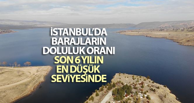 İstanbul’da barajların doluluk oranı son 6 yılın en düşük seviyesinde