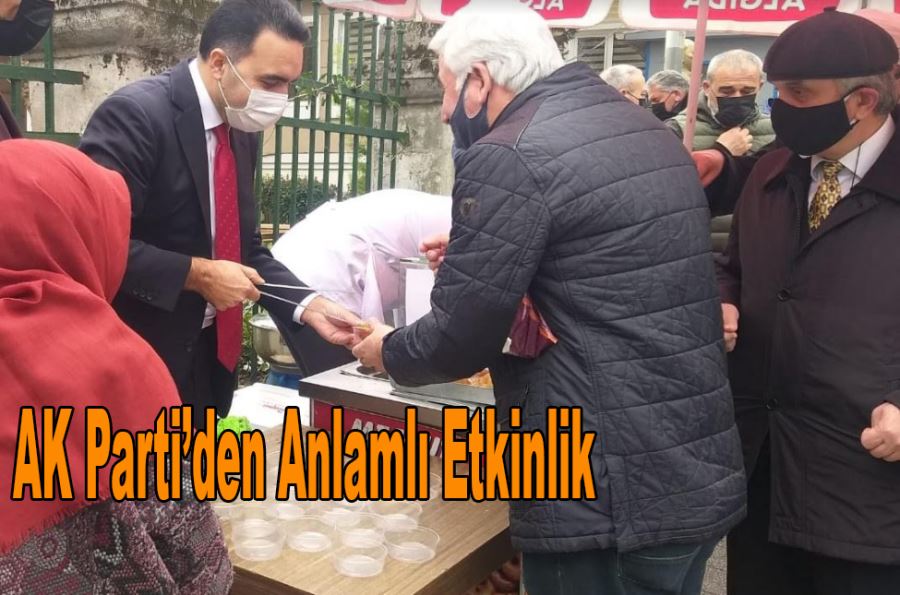 Ak Parti Sarıyer Mehmet Akif ve Sağlık çalışanlarını unutmadı