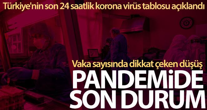 Son 24 saatte korona virüsten 68 kişi hayatını kaybetti