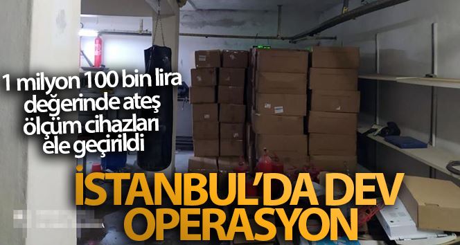 İstanbul’da 1 milyon 100 bin lira değerinde ateş ölçüm cihazlarını çalan şüpheliler yakalandı