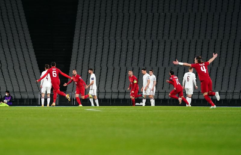 2022 FIFA Dünya Kupası Avrupa Elemeleri: Türkiye: 2 - Letonya: 1  (İlk yarı)
