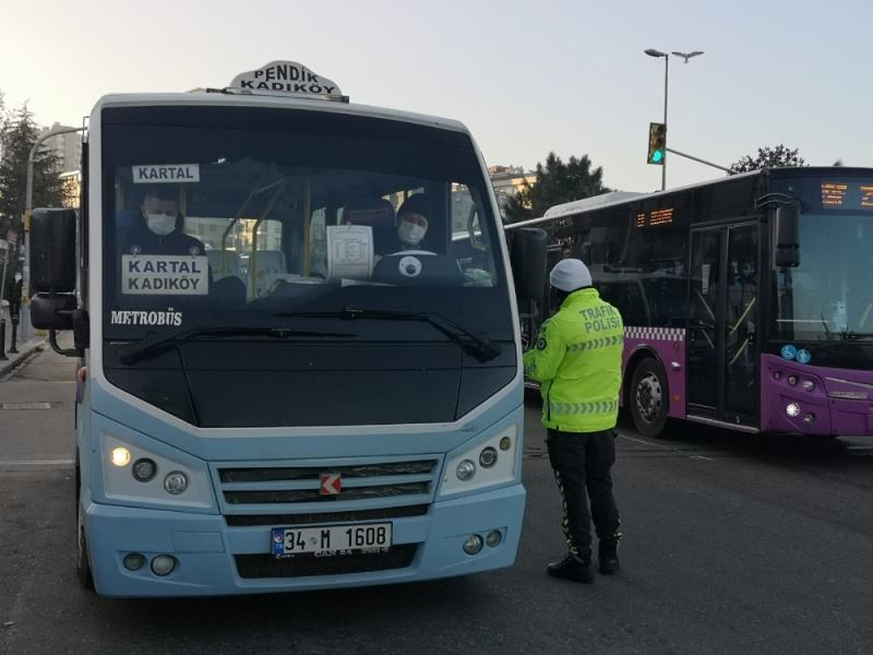 Kontrollü normalleşme kapsamında toplu taşıma araçlarına denetim
