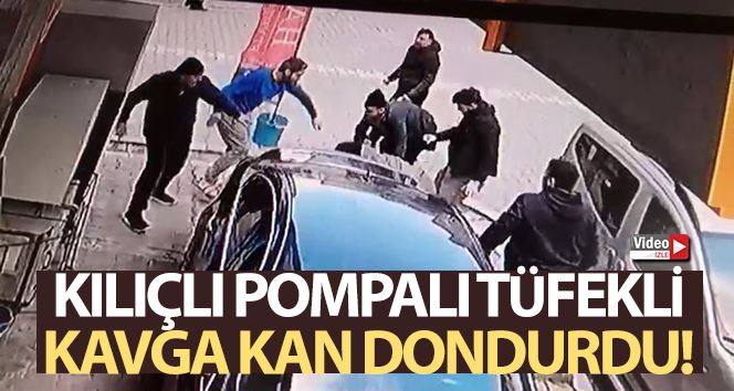 (Özel) Esenyurt’ta kılıçlı pompalı tüfekli kavga kan dondurdu