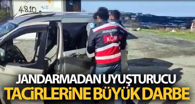 İstanbul’da jandarmadan uyuşturucu tacirlerine büyük darbe