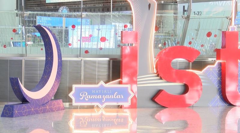 İstanbul Havalimanı, Ramazan ayını yolcuları ile kutlamaya hazırlanıyor
