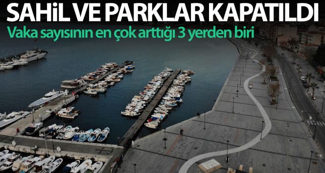 Çanakkale sahilleri korona virüs salgını nedeniyle kapatıldı