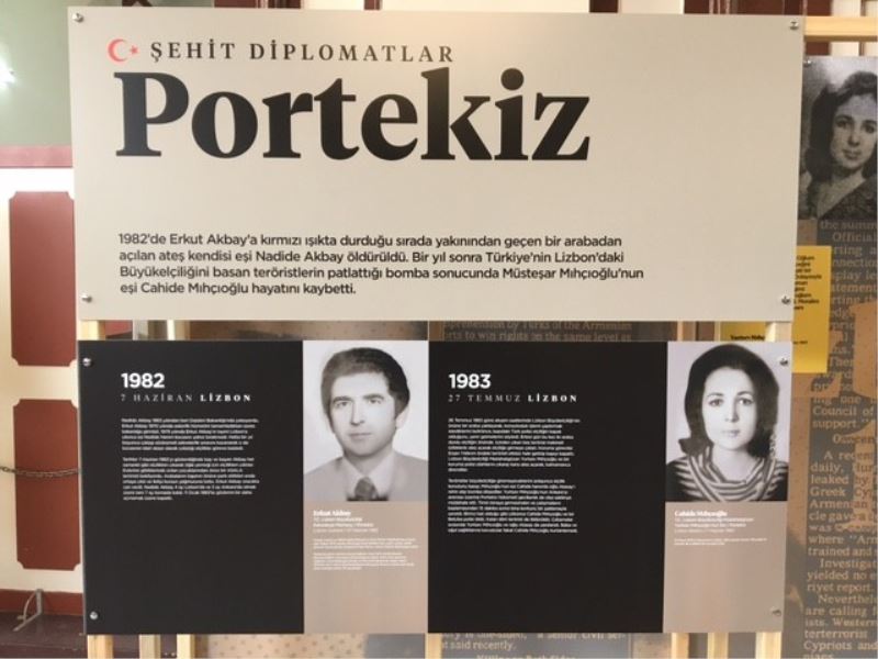 ’Şehit Diplomatlar Sergisi’ Sirkeci Garı’nda açıldı
