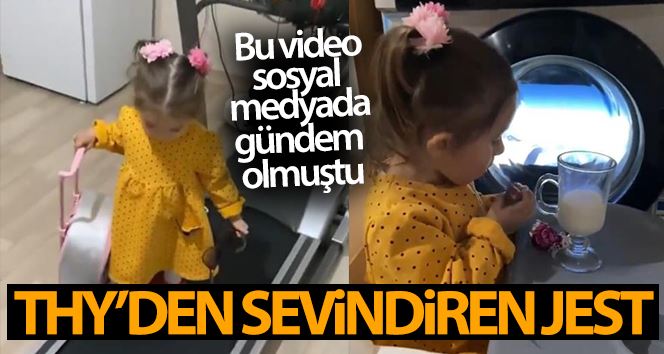 THY Genel Müdürü Bilal Ekşi’den minik Asya’ya sevindiren jest