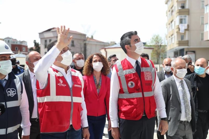 İBB Başkanı Ekrem İmamoğlu’ndan Kartal ziyareti
