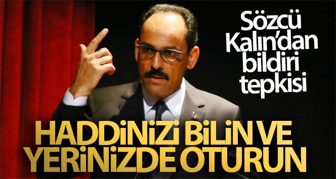 Sözcü Kalın: 