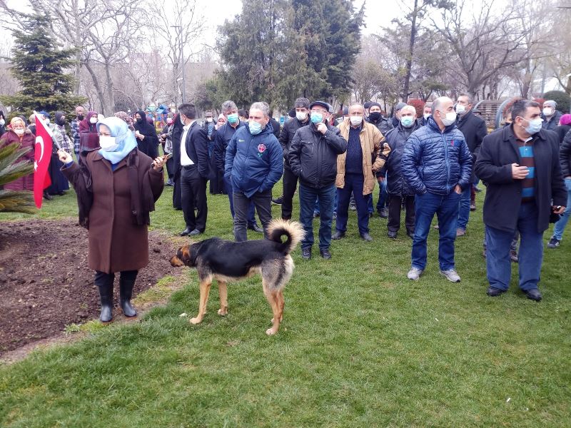 Eyüpsultan sakinlerinden İBB önünde 