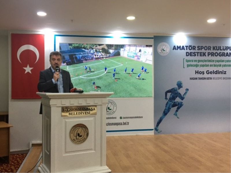 Gaziosmanpaşa’da 42 amatör spor kulübüne nakdi yardım yapıldı
