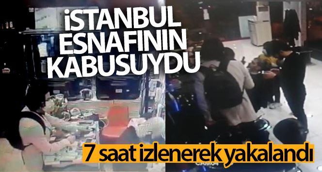 İstanbul’da “esnafın kabusu” Cezayirli telefon hırsızı yakalandı