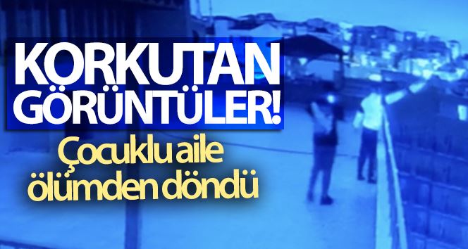 (Özel) İstanbul’da evinde uyuyan çocuklu aile ölümden döndü