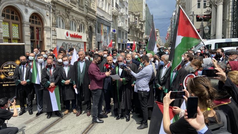 Hukukçular derneği ve İstanbul 2 Nolu barosu Filistin’deki zulmünü kınadı
