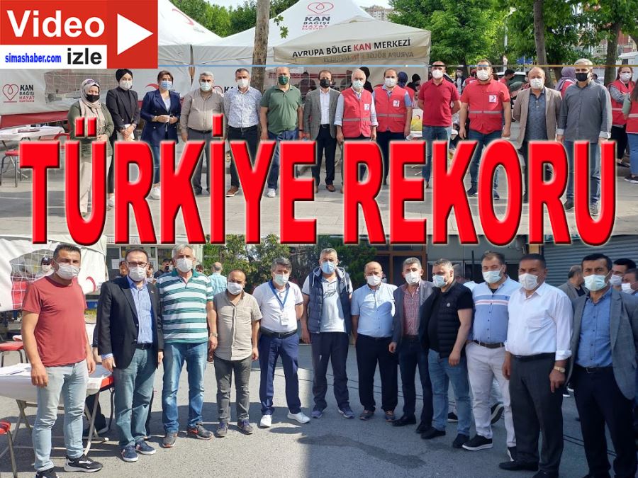 Ak Parti Kan bağışı organizasyonunda Türkiye Rekoru kırıldı.