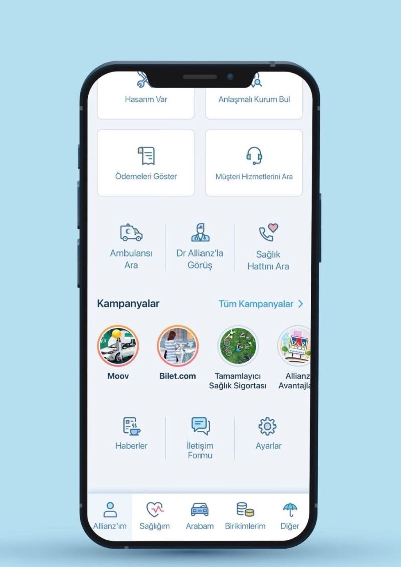 “Allianz’ım” mobil uygulaması yenilendi
