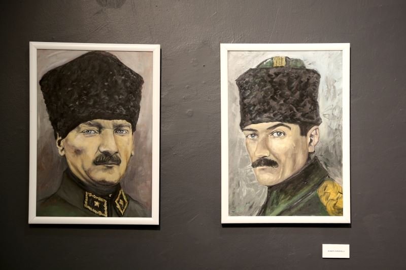 Sanatçı yorumlarıyla Atatürk Resimleri Sergisi CKSM’de
